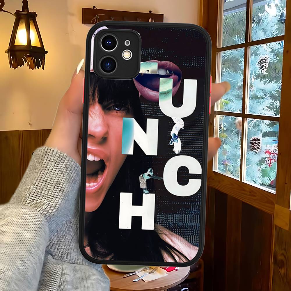 SINGER LUNCH B-BILLIES For IPhone 11 12 13 14 15 16 Pro Max Plus X XS MAX Shockproof Matte Back Cover