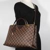 Louis Vuitton Brompton Handbag N41582 2WAYShoulder Brown Damier Canvas Women Used