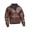 Autumn/Winter new lapel PU patchwork flight leather jacket for men and women, roguish cool casual loose trendy jacket