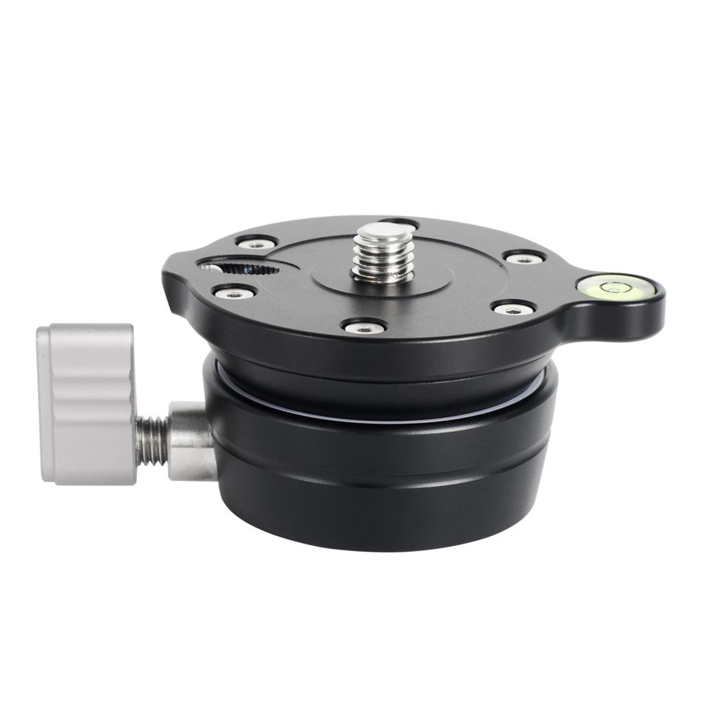 Andoer DY-50 Stativ Vyrovnávací základna Panoramatické fotografování Hlava stativu z hliníkové slitiny Sklon 15 stupňů