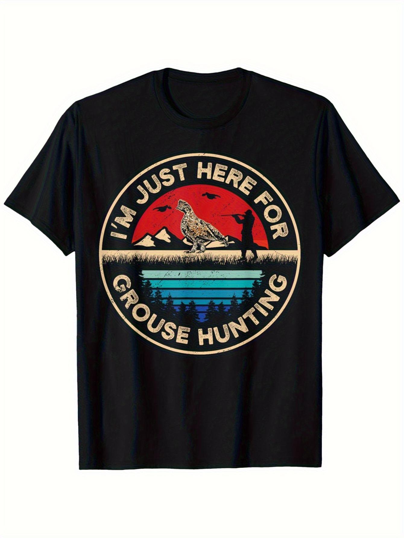 

Grouse Hunting T-shirt 100% Cotton XXXL