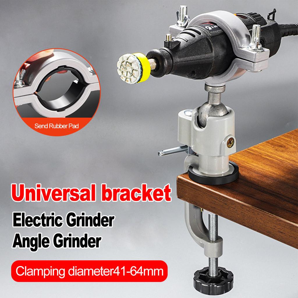 360° Rotating Table Vise Bench Clamp Bracket Multifunctional Electric Grinder Stand Holder Accessories For Dremel Tool