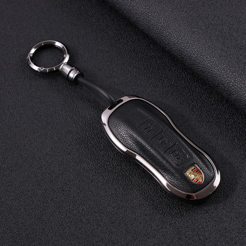 Porsche Panamera Cayenne Macan 718 Men's Protective Key Case & Buckle
