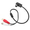 Car Radio AUX IN RCA Audio Cable Adapter Replacement for Alpine KCA121B Ainet Player 9887 105 117