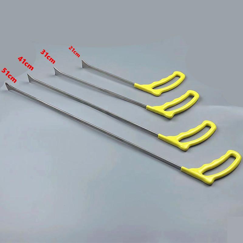 4pcs New Car Painless Dent Repair Tool Stainless Steel Removal Rod Flat Shovel Hail Dent Removal Car Door Dent Removal Body