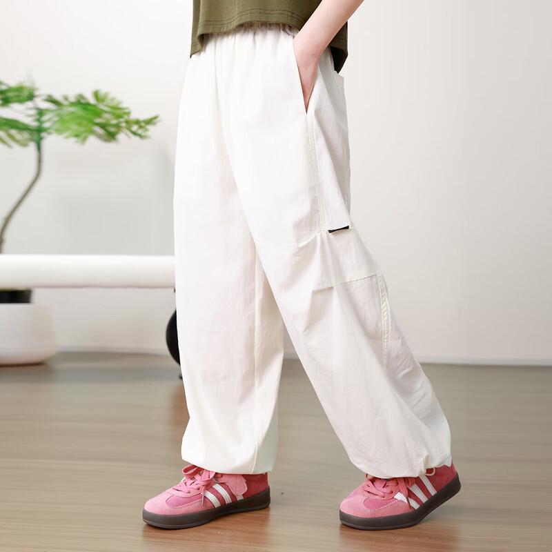 LUSON Girls  2025 Summer Cool-Touch Cargo Pants 150