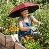 Freihändige Sonnen-Regen-Kopfbedeckung, faltbarer Sonnenschutzhut, wasserdicht, leicht für Angeln, Gartenarbeit, Wandern, Außenbereich