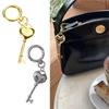 Fashionable Couple Keychain Personalized Heart Lock Pendant Keyring Jewelry for Fashion Enthusiasts Elegant Bag Charm