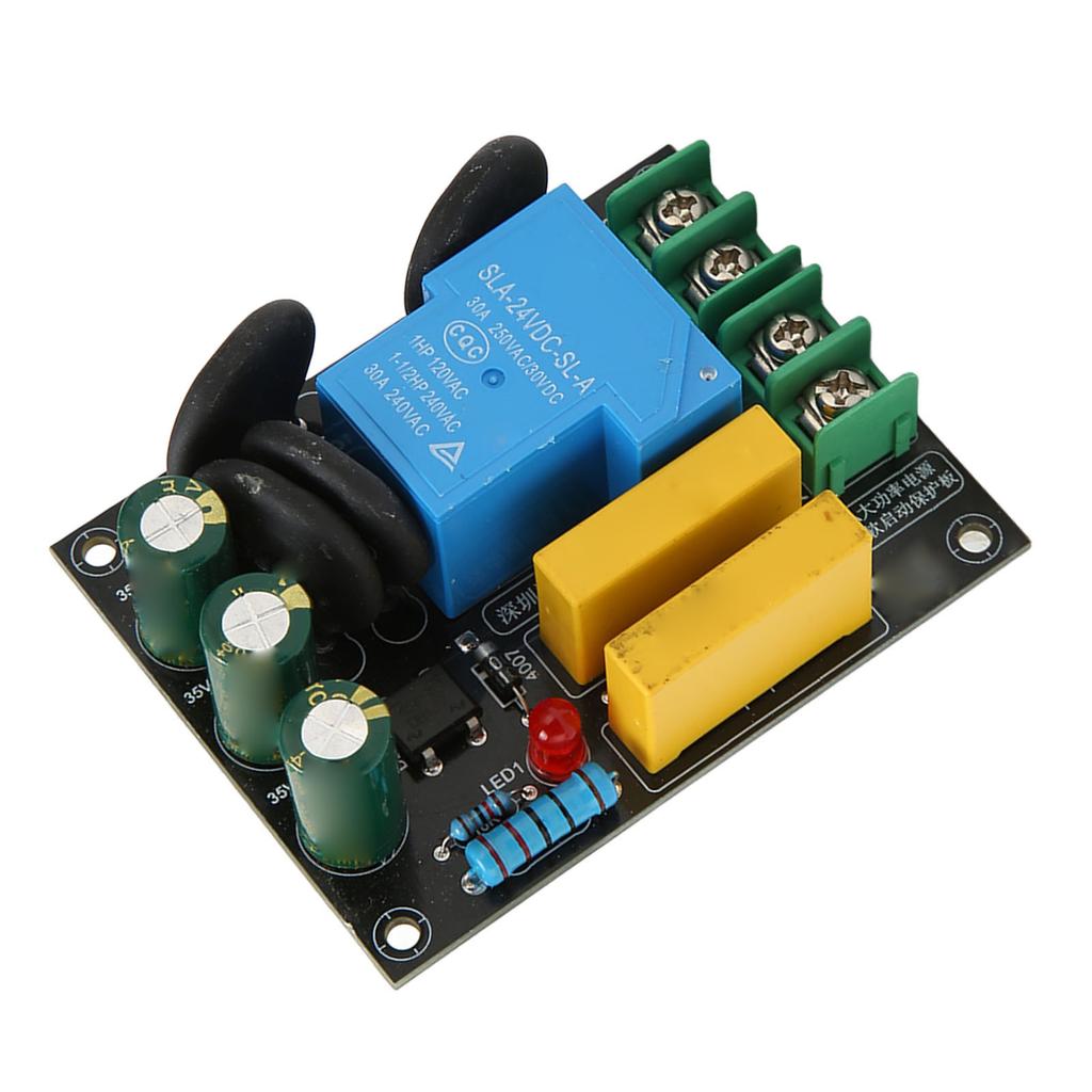 30A 6600W Soft Start Protection Module for Class A Amplifier Module AC 100V‑250V Start Protection