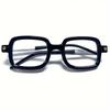 3PCS Anti Radiation Eyeglasses For Women Men Fashion Elastic TR90 Rectangle Frame Blue Light Blocking Filter Computer Glasses