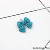 Imitation Fabric Bow Resin Pendant Earrings - DIY Jewelry Accessories