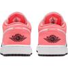 Jordan Air Jordan 1 Low top Children's Basketball Shoes White Pink Unisex 553560-025