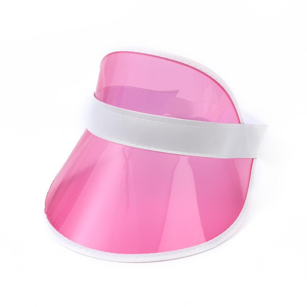 Flexible Sunshade Hat Sun-Proof Sun Cap Hot Sale Transparent Sun Visor Hat  Unisex