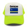 Curaao Flag Trucker Hat Summer Unisex Cool Hat Country Fans Baseball Caps New Outdoor Mesh Net Dad Gift Snapback Caps
