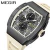 Men'S Multifunctional Luminous Sports Wine Barrel Waterproof 316 Stainless Steel Case 8411