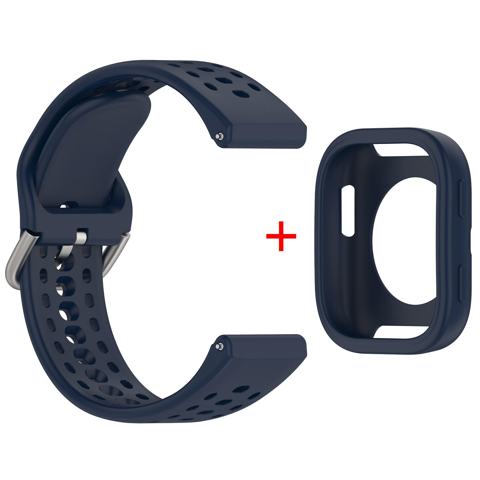 

Оригинальный силиконовый+чехол для Amazfit Bip 6, аксессуары для ремешка, мягкий дышащий ремешок Correa+защитная накладка-бампер для браслета Amazfit Bip6 For Amazfit Bip 6