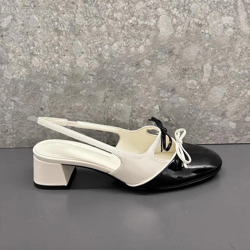 Designer Summer Open Toe Woman Sandals Fashion Elegant Butterfly-knot Shoes Ladies Outdoor Party Dress Pumps
