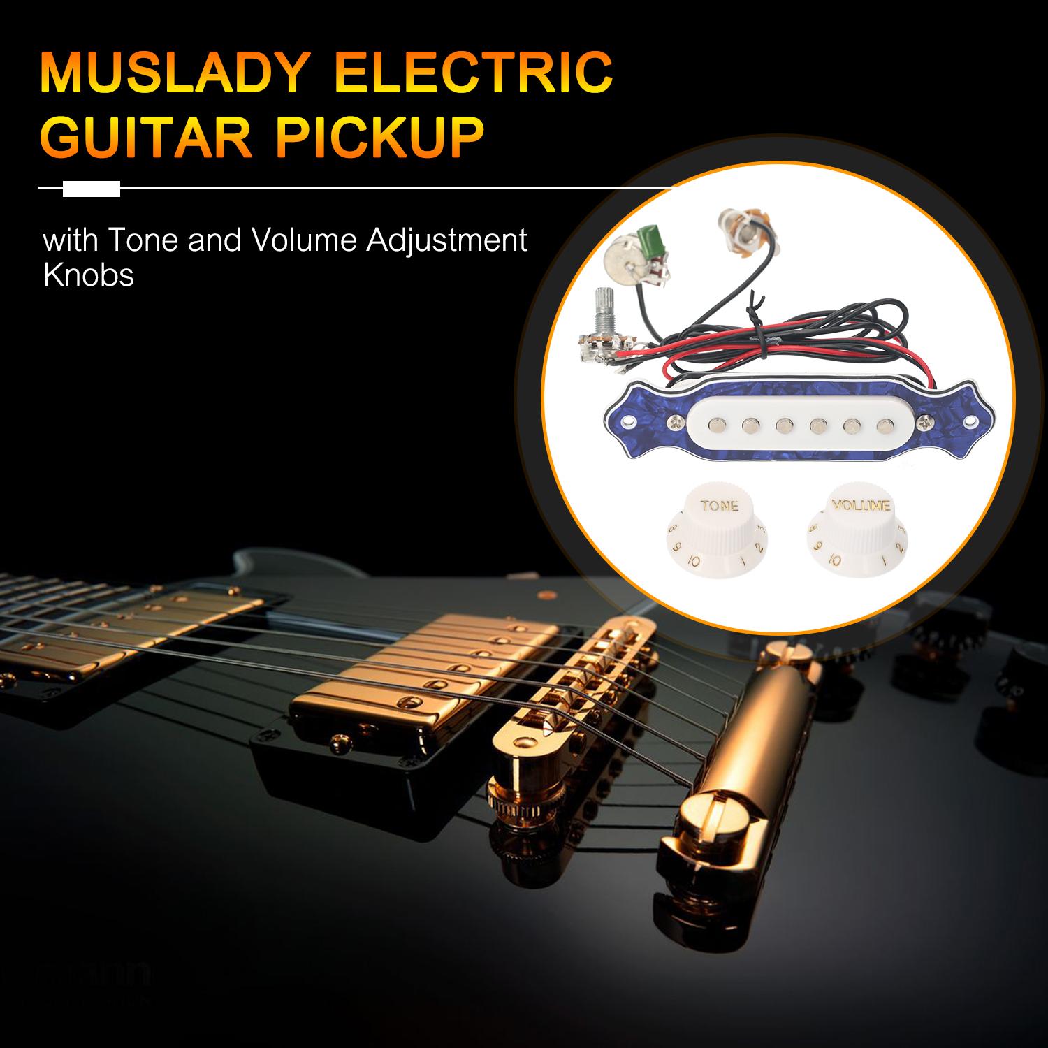 Звукосниматель для электрогитары Готовый к установке комплект звукоснимателей для гитары — фото 4