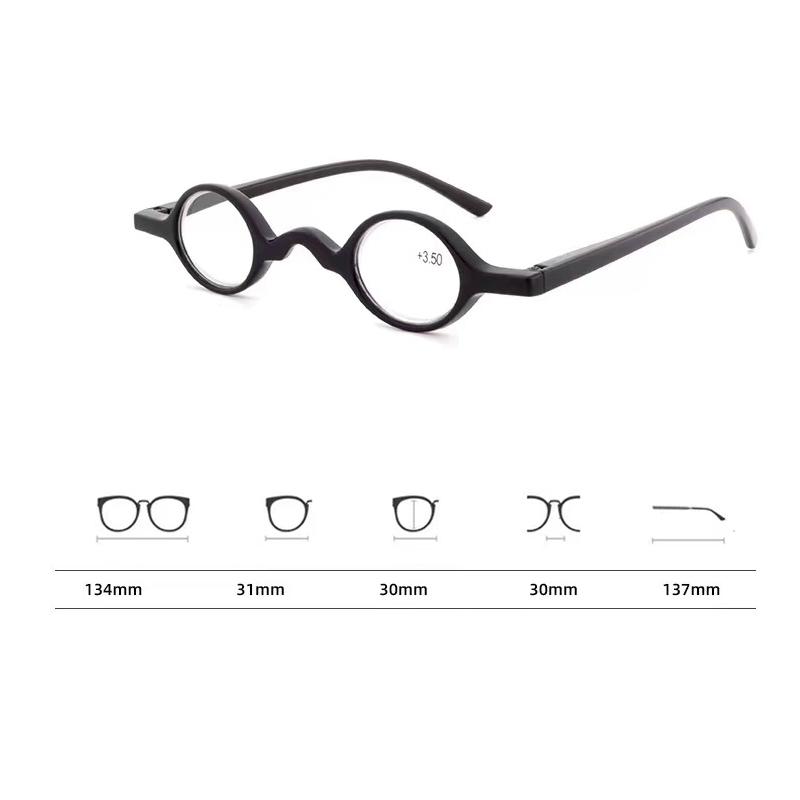 Xiaomi New Personalized Mini Retro Small Round Frame Reading Glasses For Men And Women Fashion Spring Legs Rejuvenated Glasses 237