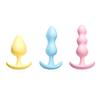 Anal Anal Sm Made of Anal Training Prostate for Unisex Plug, Beads, Goods, 3-piece Set, Silicone, Expansion, Tool, Massage, Beginners,