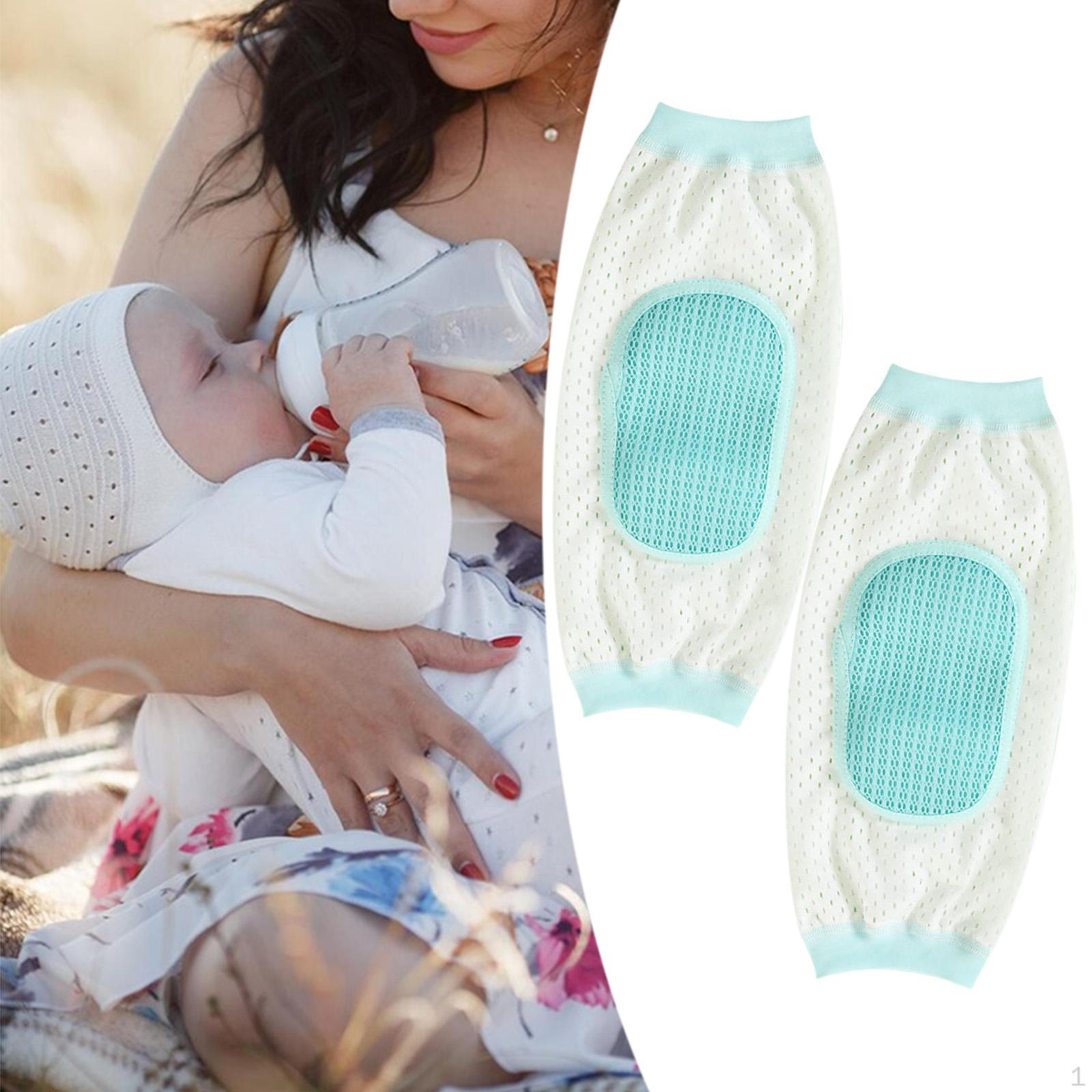 

2 шт. Детские коврики для кормления грудью для детей 02 лет, девочек и мальчиков, розовые зелёный