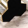 Simple Sexangle Combination Glass Pen Holder,Makeup Brush Holder Desk Organizer Storage