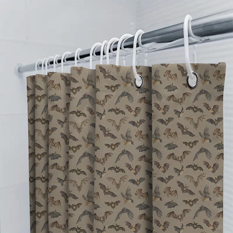 Rustic Farmhouse Shower Curtain Vintage Floral Linen Bathroom Decor Farmhouse Style Country Chic Shower Curtains Modern Simple E