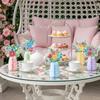 Colored Paper Vase Honeycomb Holiday Decoration for Easter Tabletop Centerpieces Wedding Receptions Festival Decoration