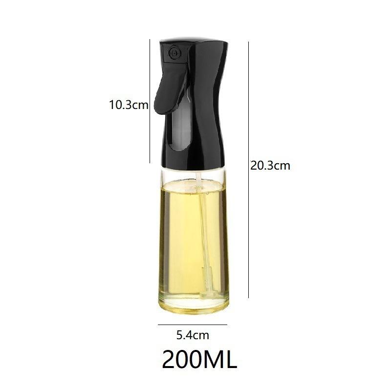 200ml Oil Spray Bottle BBQ Cooking Olive Oil Sprayer Plastic Baking Oil Spray Empty Bottle Vinegar Bottle Or  Oil Brush
