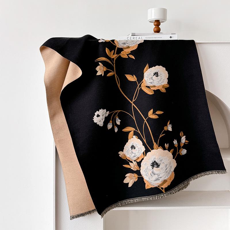 New Luxury Cashmere Scarf Winter Women Pashmina Shawls Warm Blanket Wraps Female Foulard Bandana Thick Scarves Hijab