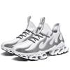 Men's Shoes Tide Men's Waterproof Leather Sneakers Shock Absorption Heightened Casual Shoes Men's Student Shoes