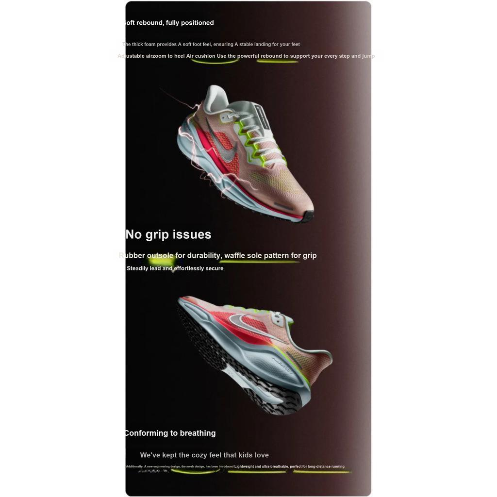 Nike Air Zoom Pegasus 41 GS Summit White Crimson Buty Sportowe Dziecięce Kremowy Jaskrawoczerwony Lodowoniebieski FN5041-100