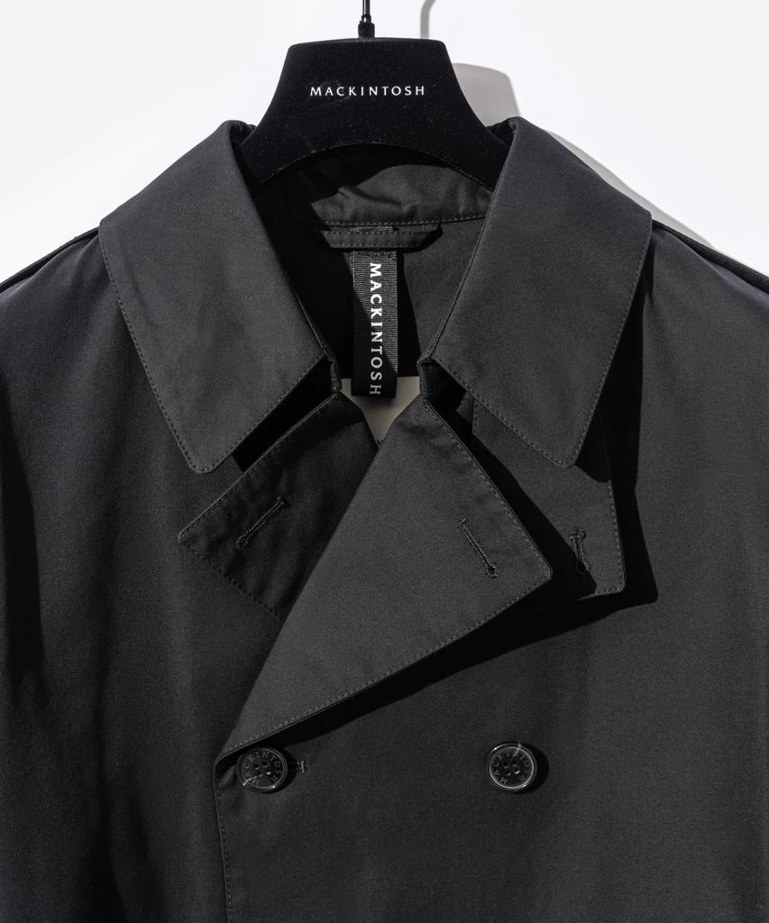 Mackintosh ST JOHN Coat Black Men's GMC-004, [Used]