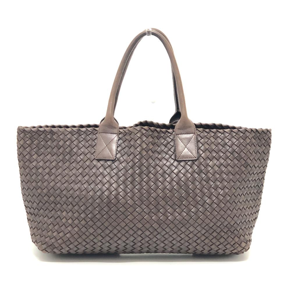 BOTTEGA VENETA 115664 Intrecciato Cabas MM Shoulder bag with bag pouch Tote Bag