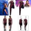 Stylish Taylor Swift Inspired Stage Performance Costume For Women In Polyester Blend