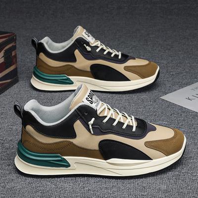 Spring Men's Shoes New Casual Running Shoes Men's Trend Heightening Sports Shoes