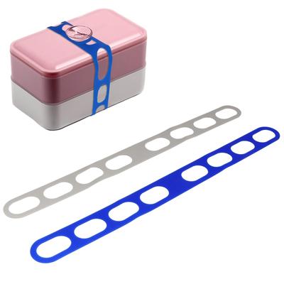 2 Stück Crock Pot Deckel Elastisches Silikonband Universelles Deckelbefestigungsband Deckelband für Auflaufform