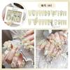 Handgefertigte Nagelkunst Tragenägel Fertigprodukte Fortgeschrittener Reiner Stil Nagelaufkleber Fertigprodukte Vollstein Großer Diamant Nagelaufkleber Kollektion