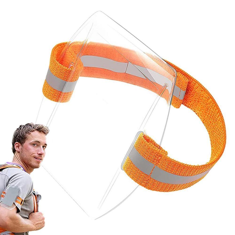 Elastic Band Plastic Card Holder Reflective Stripe Armband Credit Card Case  Offices