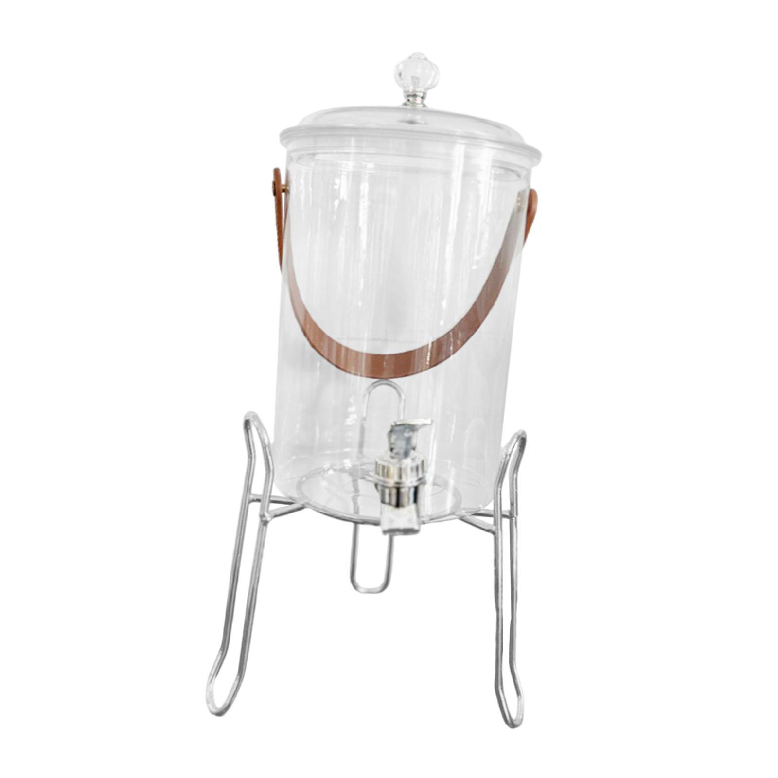 

Drink Dispenser,Sealed Portable Jar,Beverage Dispenser,Container,Cold Kettle with Faucet for Fridge,Countertop,Household,Desktop