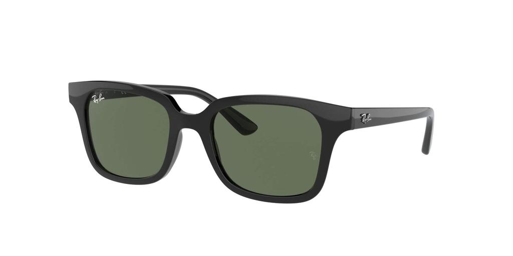 Ray-Ban Junior Sunglasses RJ9071S 100/71 Black / Dark Green 48