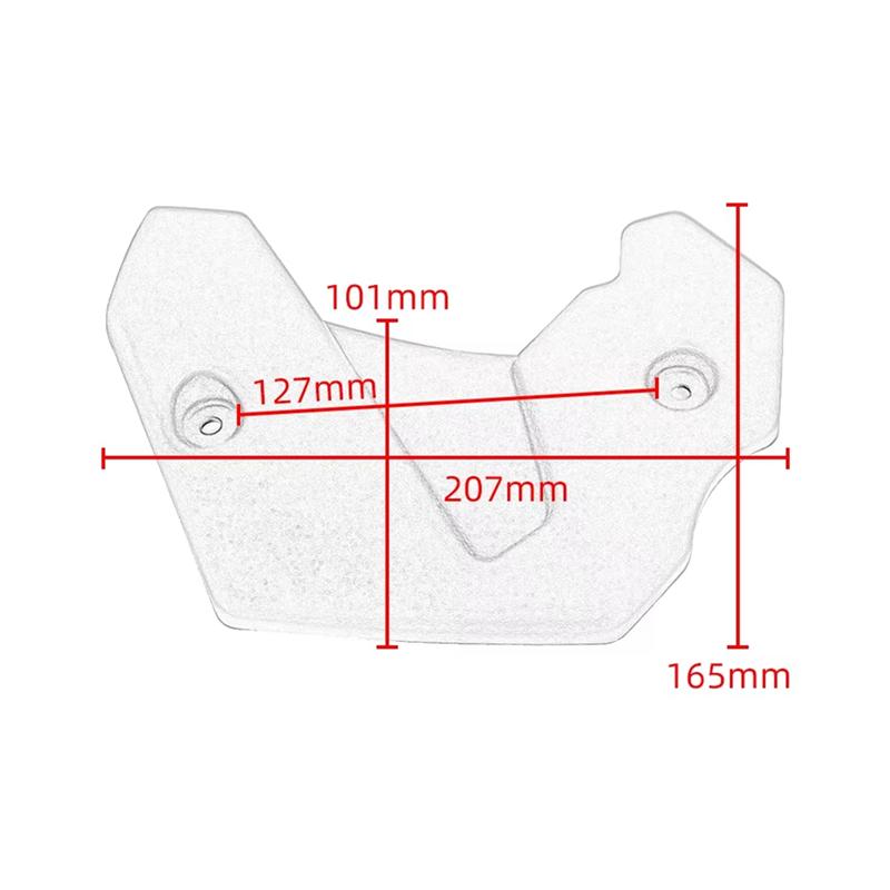 NEW-For BMW R1200GS 2004-2012, R1200 GS ADV 2006-2013 Exhaust Flap Cover Upper Frame Middle Side Panel Motorcycles Accessories