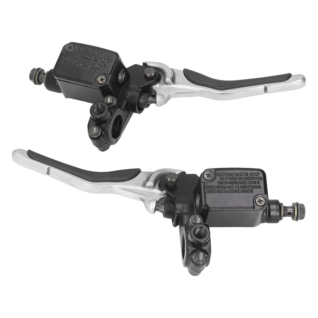 Pair Motorcycle Left Right Brake Handle Lever with Oil Can Aluminum Alloy CNC Replacement for YQ50 Aerox 1997‑2013