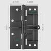 4 Inch Self-Closing Spring Door Hinges Automatic Closing Hinges For Invisible Doors Buffer Hinge Closing Spring Hinges