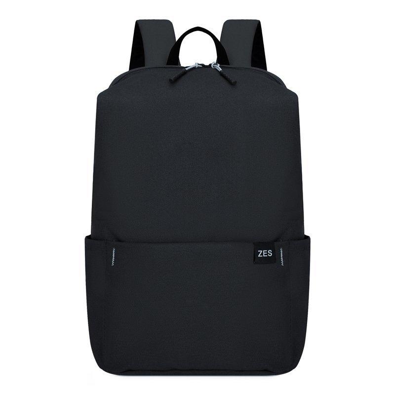 Schoolbag simple fashion colorful small backpack male student schoolbag multi-color outdoor versatile travel bag female super light sports bag