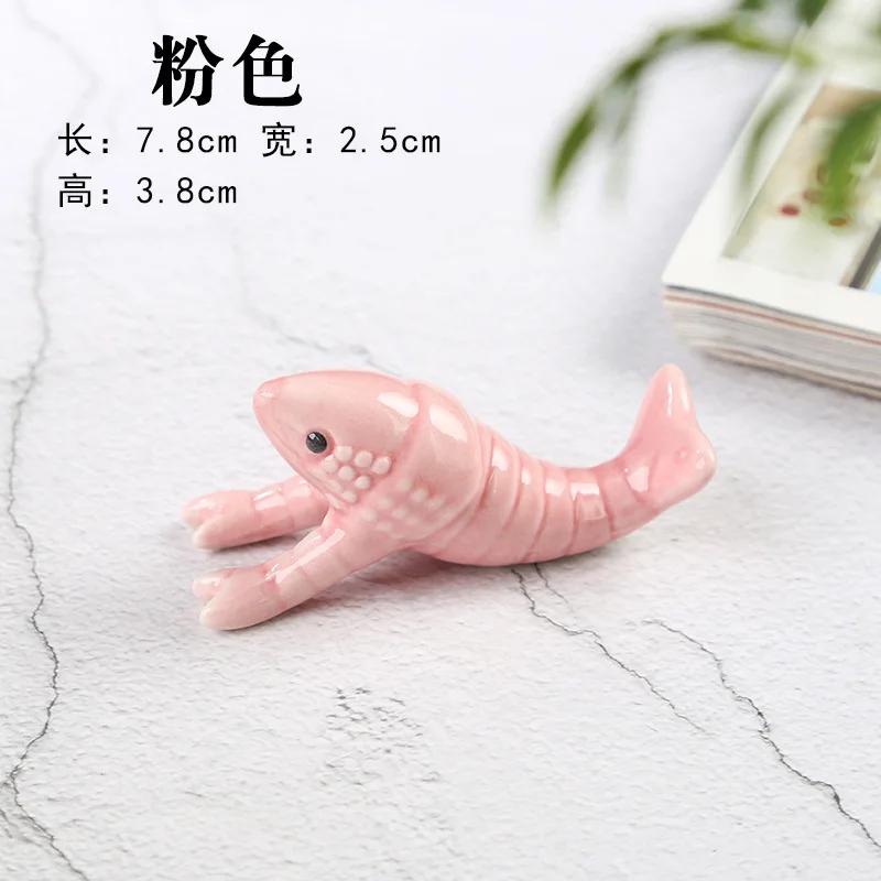 

1 шт. Керамічна підставка для паличок для їжі Рак-клішня Тримач для паличок Килимок Догляд за паличками Модні кухонні столові прилади