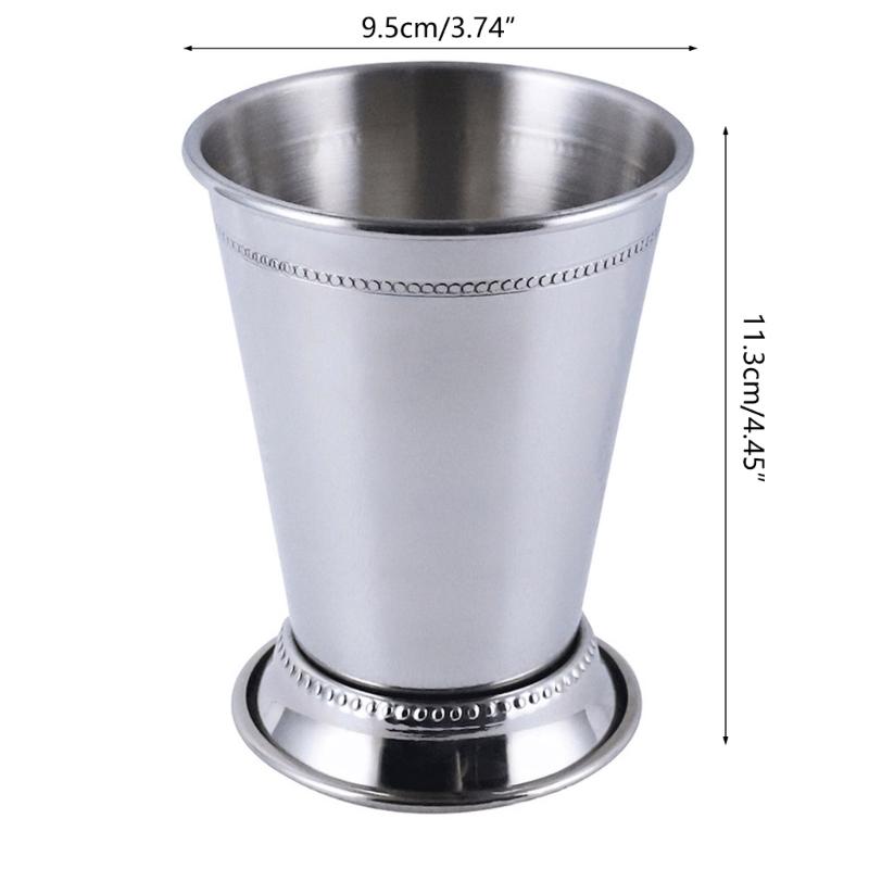 Stainless Steel Moscow Mules Cup Cocktails Cup Tumblers Classic Mints Julep Cups Reusable Metal Glasses for Drinking