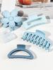Summer Flower Hair Claws Elegant,Purple Multi-Styles Hairpins Barrette,Non-Slip Fashion Headwear for Women Girls Hair Accessory