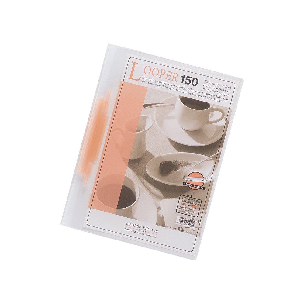 

LIHIT LAB Looper File, A4, Red, 25-Pack, F3016-3_25