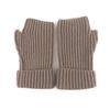 Excellent HERMES Gloves Filipa Brown Cashmere Women M H222033G Used